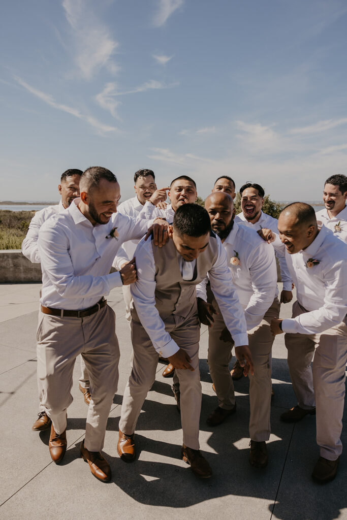 Tropical-Inspired San Diego Wedding at Salt Drift Pointe by Tia Leigh Photography