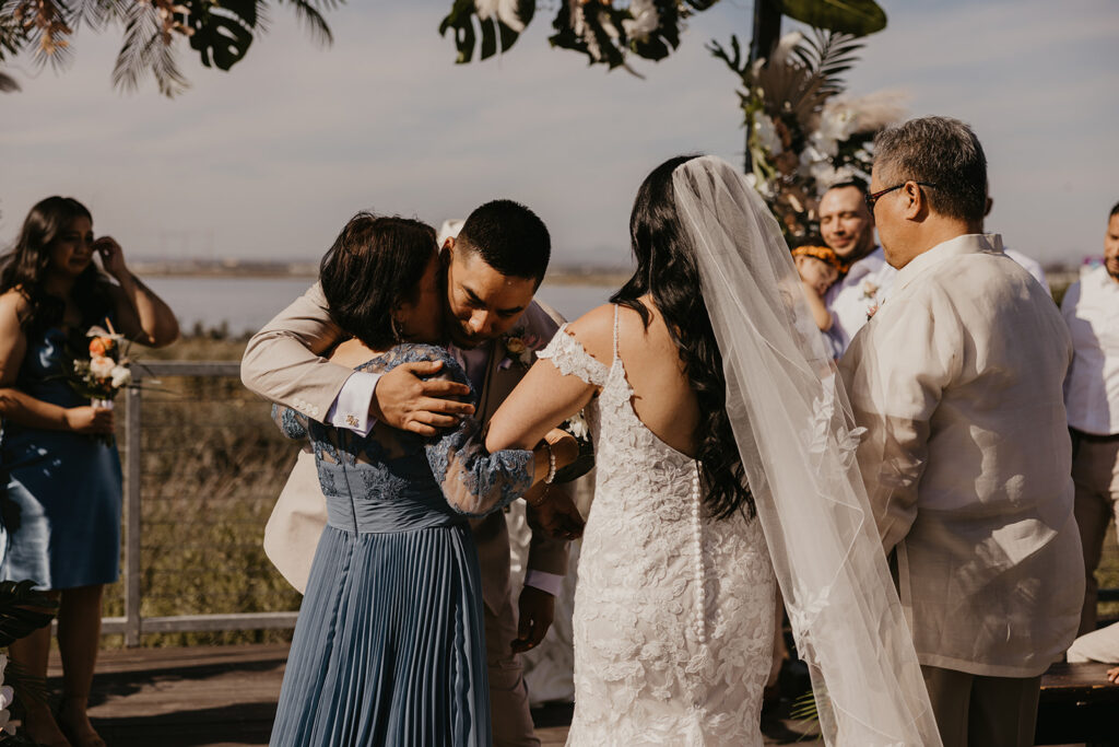 Tropical-Inspired San Diego Wedding at Salt Drift Pointe by Tia Leigh Photography