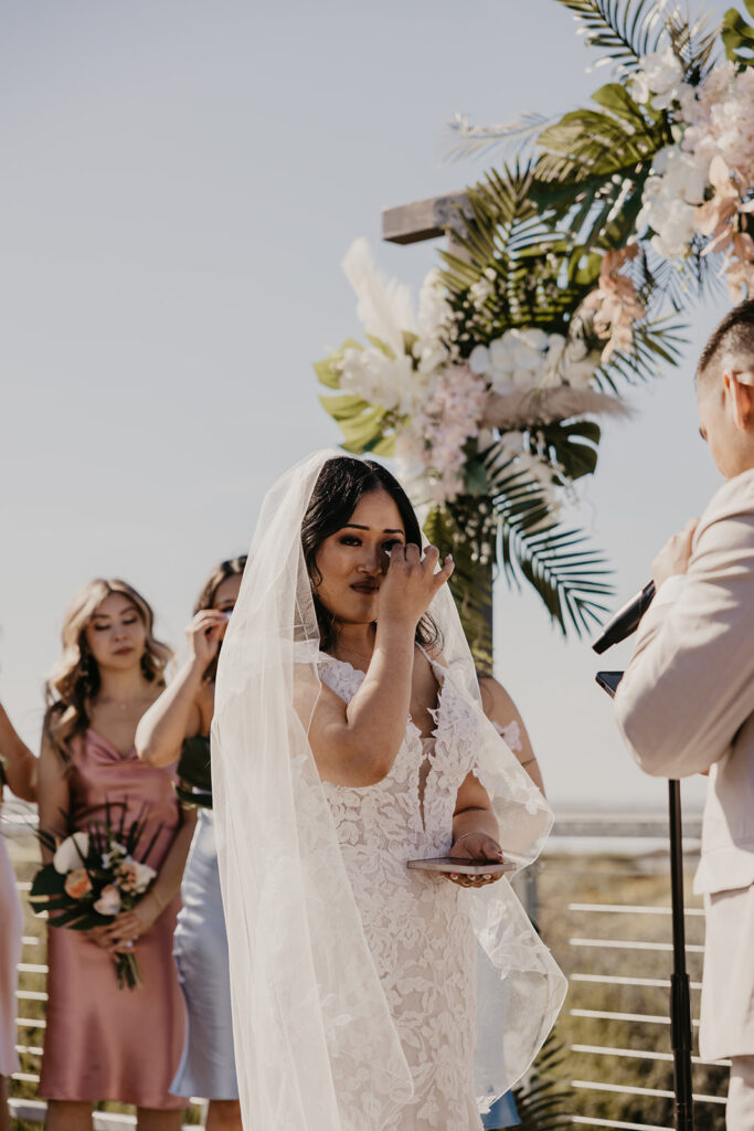 Tropical-Inspired San Diego Wedding at Salt Drift Pointe by Tia Leigh Photography