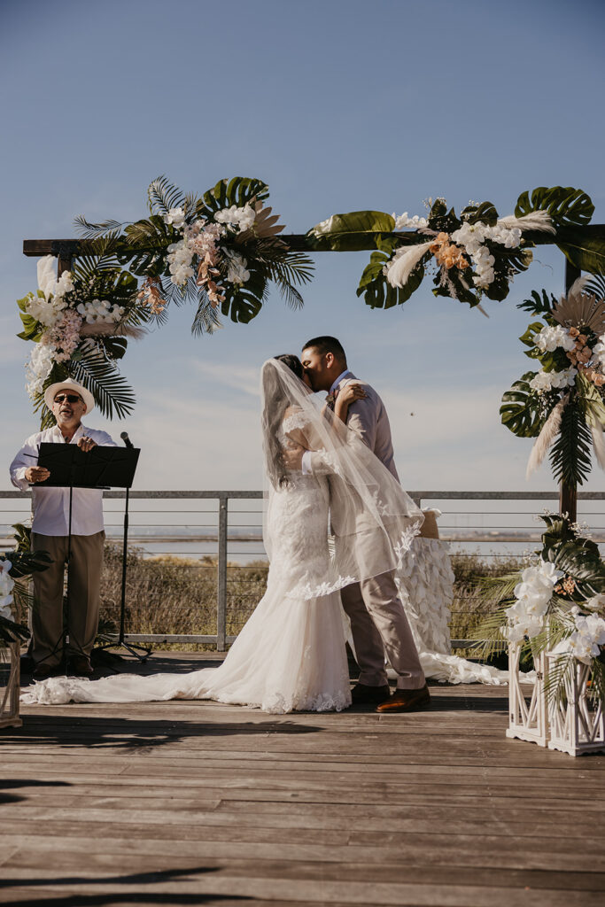 Tropical-Inspired San Diego Wedding at Salt Drift Pointe by Tia Leigh Photography