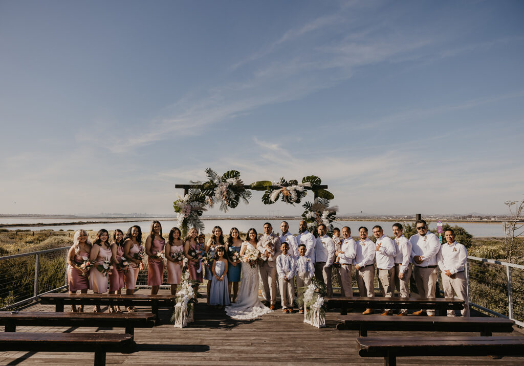 Tropical-Inspired San Diego Wedding at Salt Drift Pointe by Tia Leigh Photography