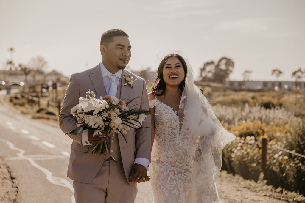 Tropical-Inspired San Diego Wedding at Salt Drift Pointe by Tia Leigh Photography