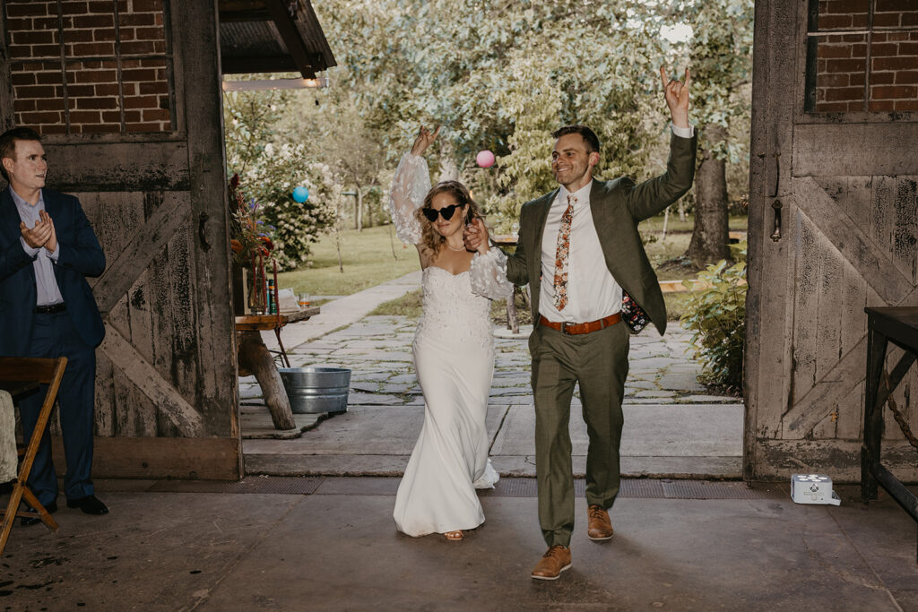 retro 70s funk and whimsical forest charm wedding at the Pump House B&B by Tia Leigh Photography