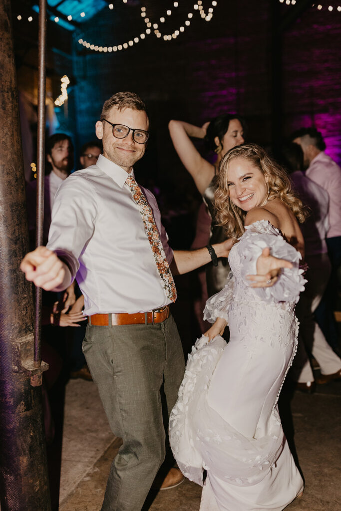 retro 70s funk and whimsical forest charm wedding at the Pump House B&B by Tia Leigh Photography