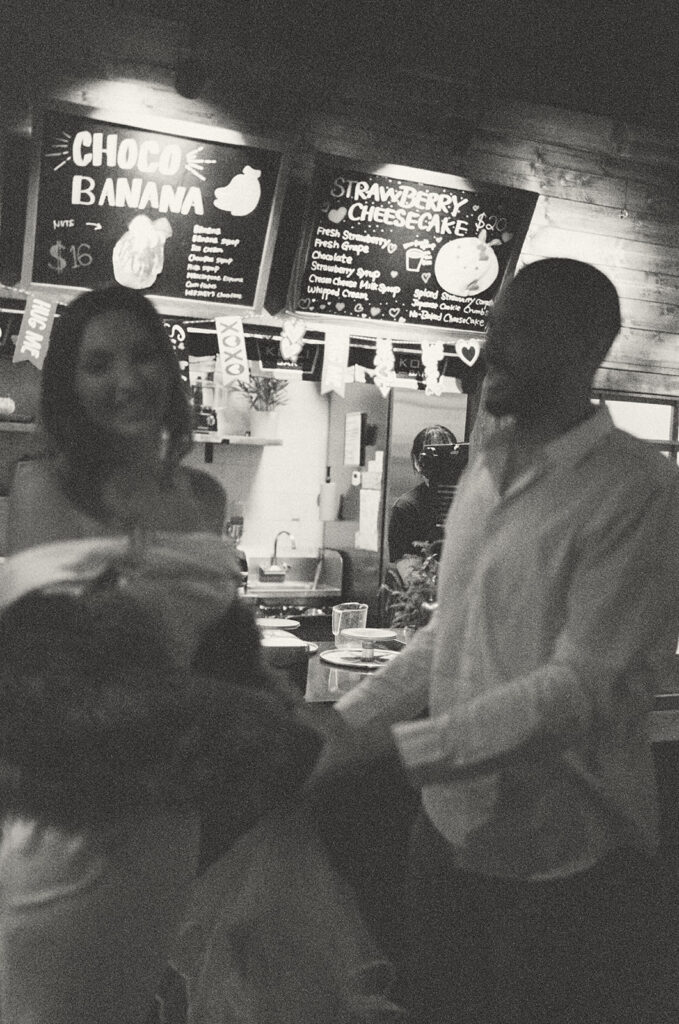 Katie and Karl’s late-night San Diego engagement session was absolutely the latter. These two showed up ready for fun, dressed to the nines, and totally embracing that after-dark, moody, editorial vibe that downtown does so well. It was fashion, flash, and pure personality—exactly what makes nighttime engagement photos so electric. 