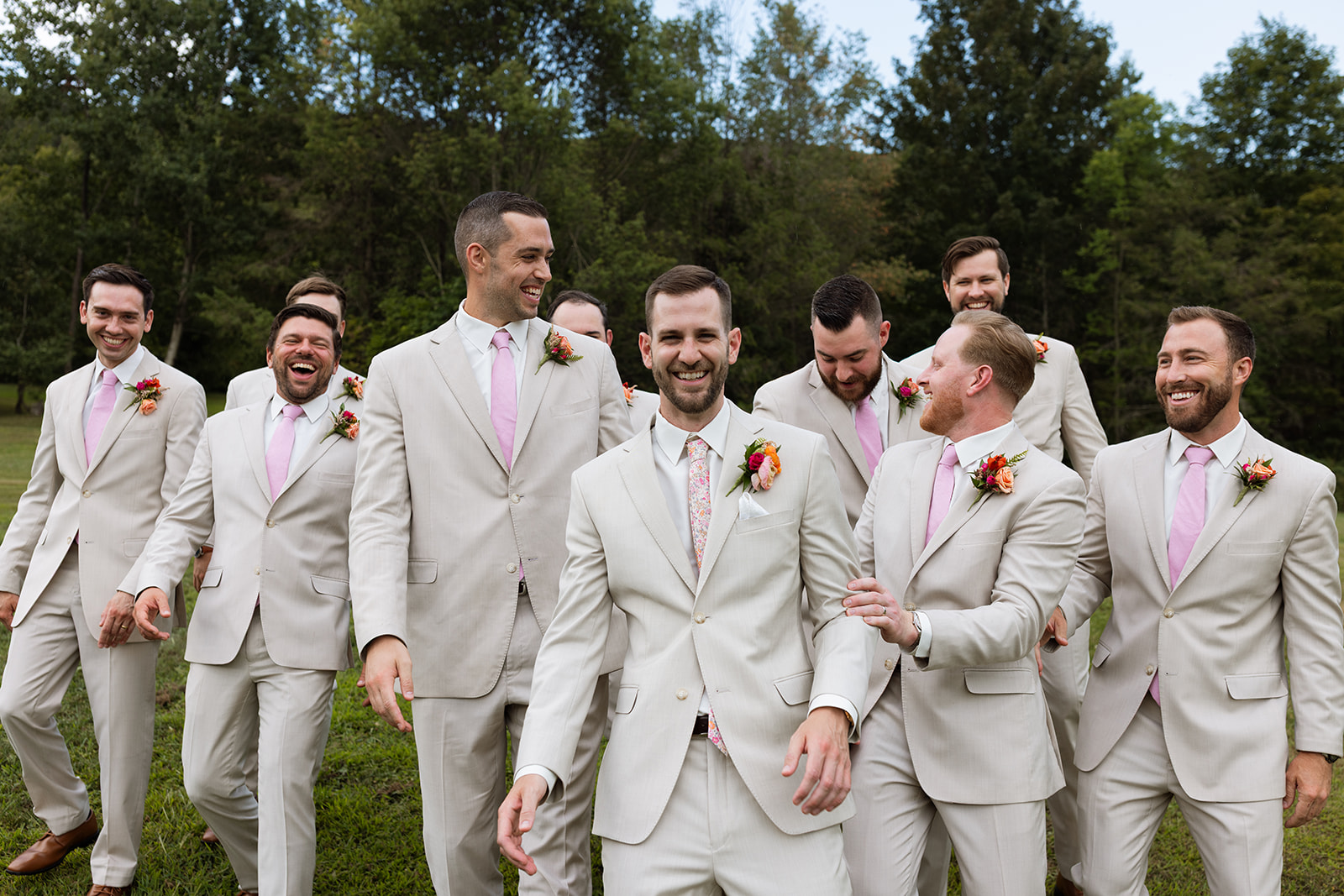 Colorful outdoor summer wedding at Maiolatesi Wine Celler in NE PA