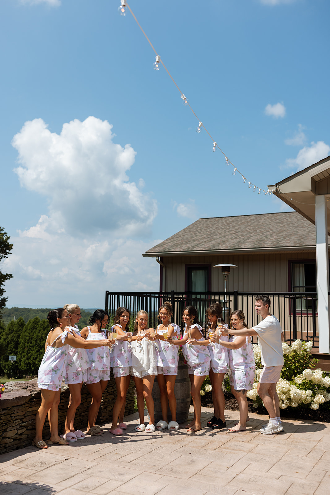 Colorful summer wedding at Maiolatesi Wine Celler in NE PA