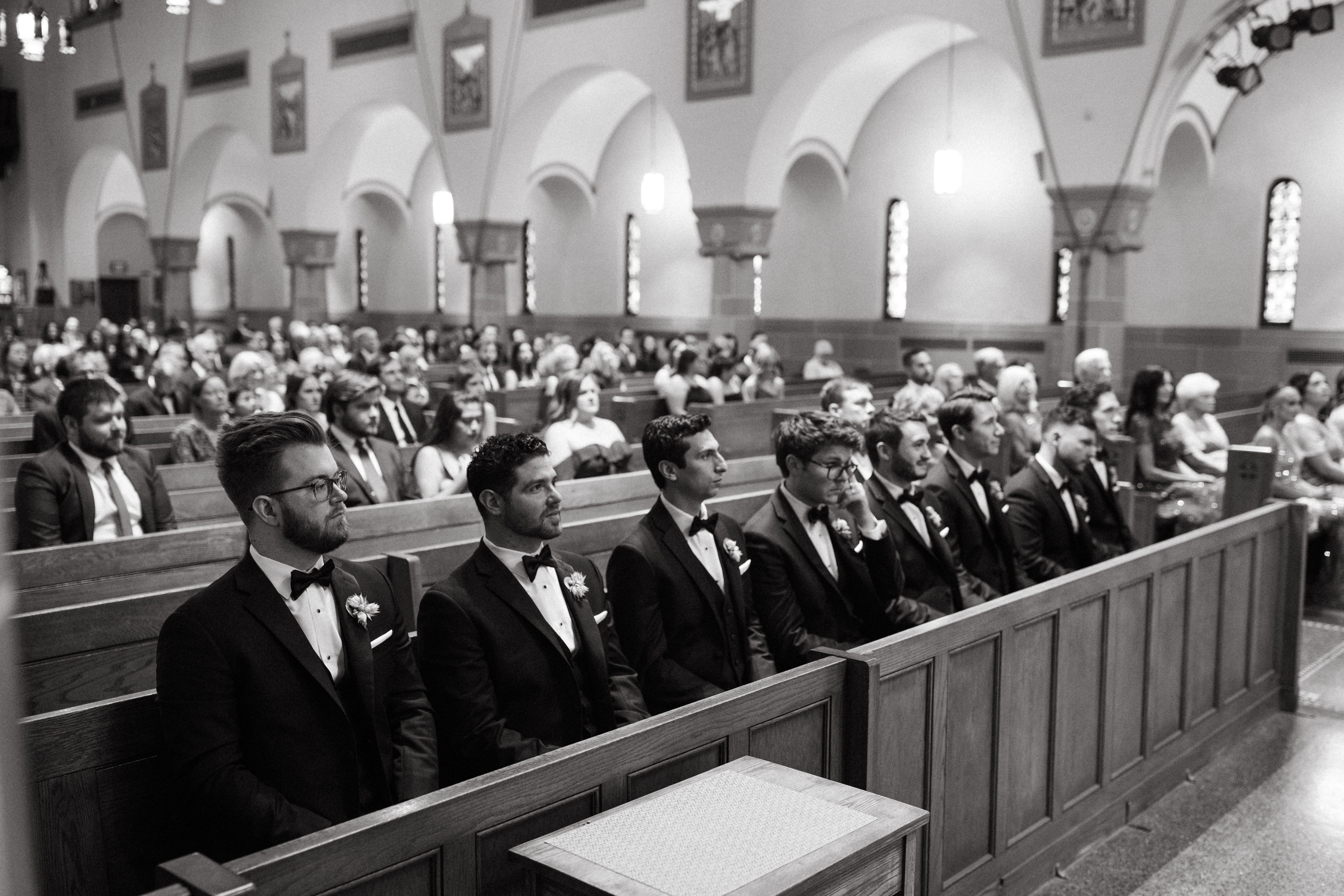 Historic Scranton Cultural Center wedding with moody, romantic details