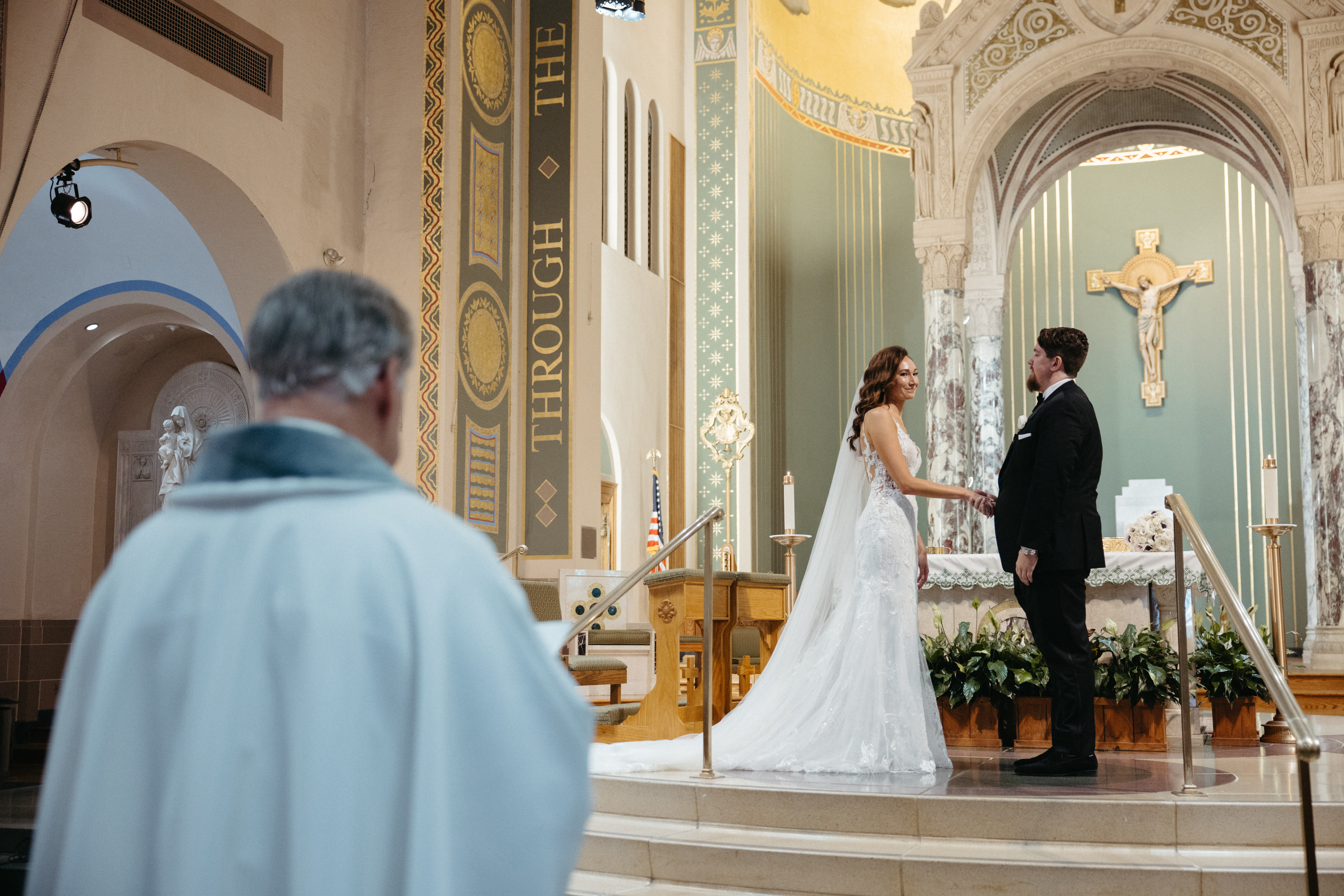 Historic Scranton Cultural Center wedding with moody, romantic details