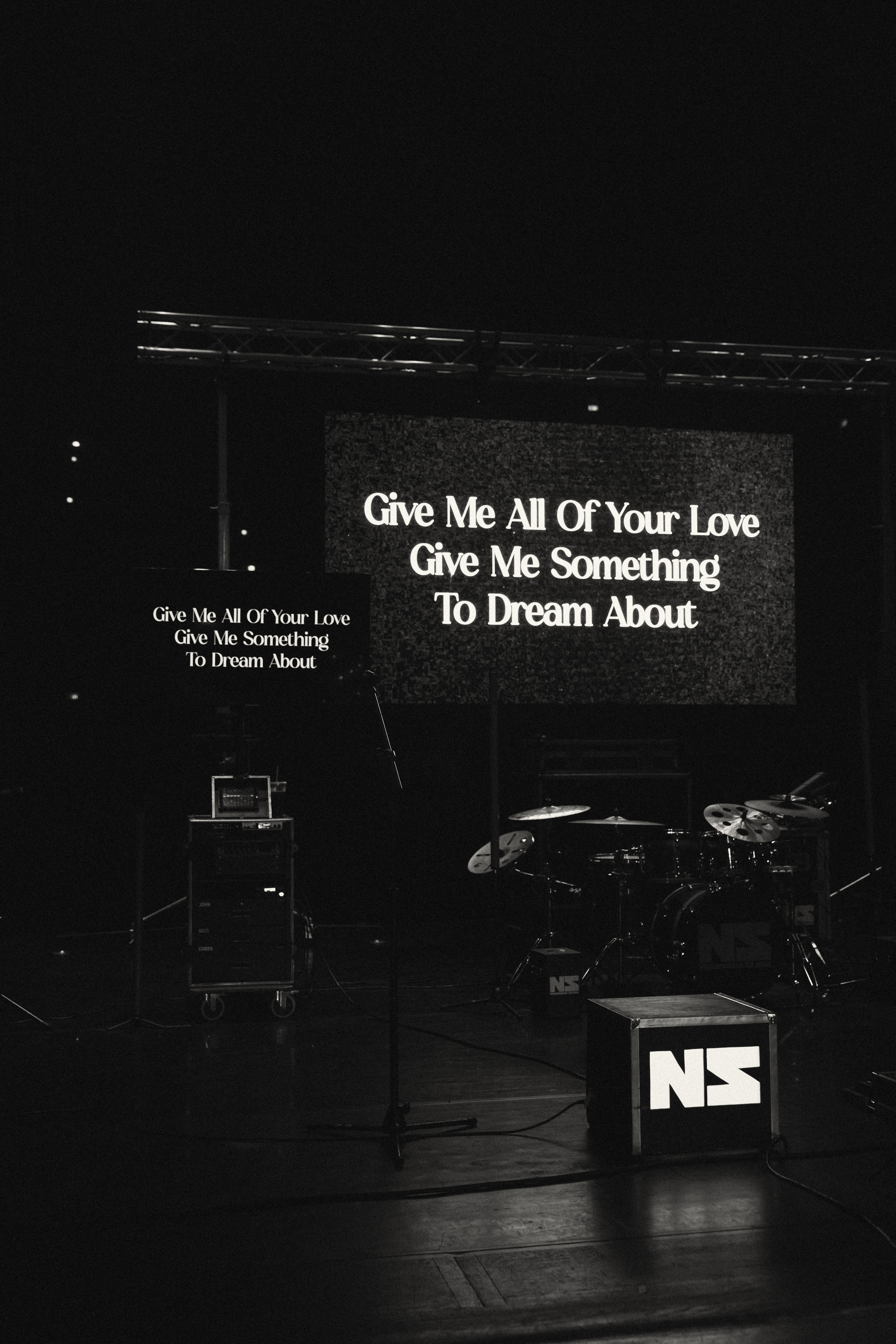 Sentimental movie from engagement shown during Scranton Cultural Center wedding reception.