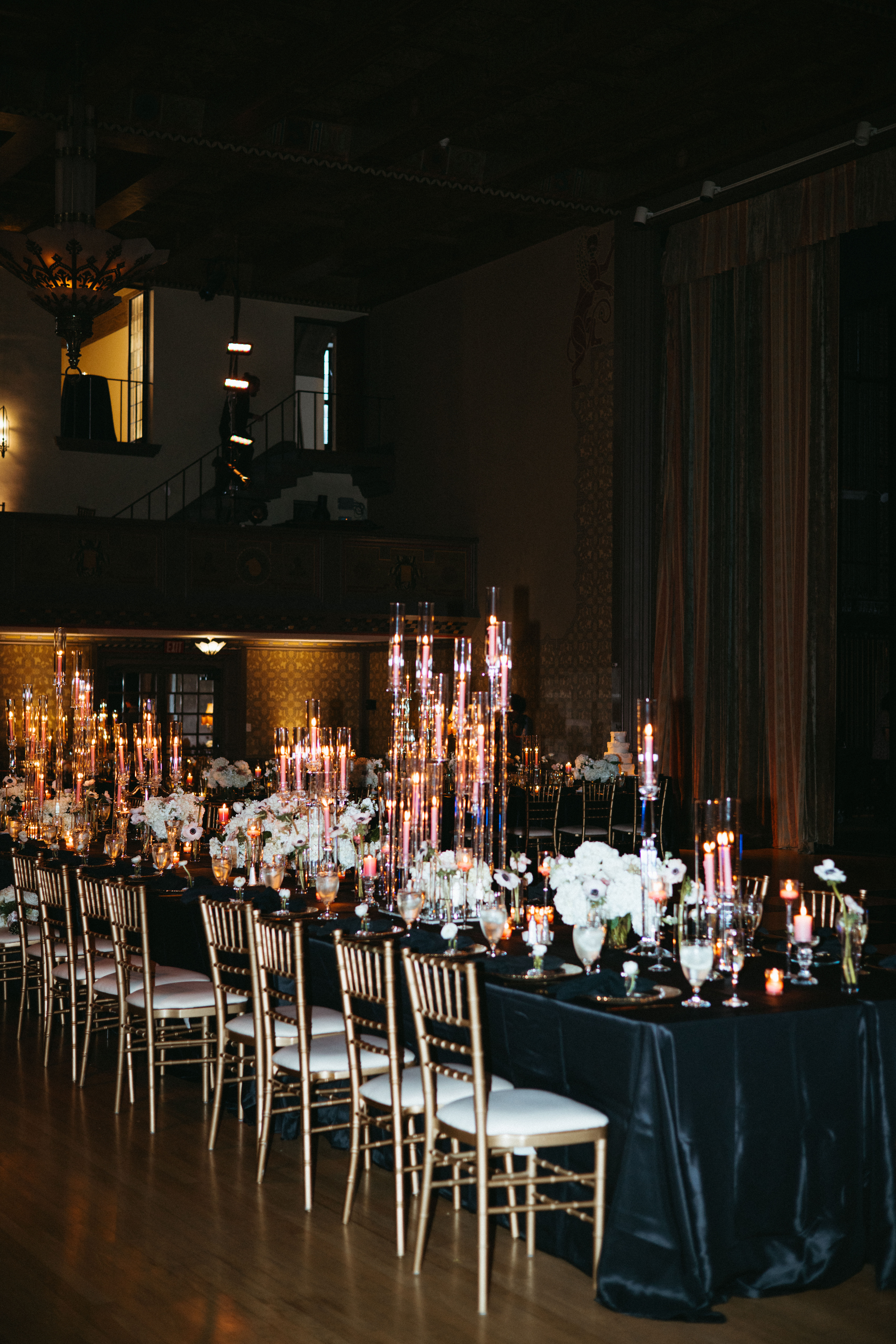 Historic Scranton Cultural Center wedding with moody, romantic details