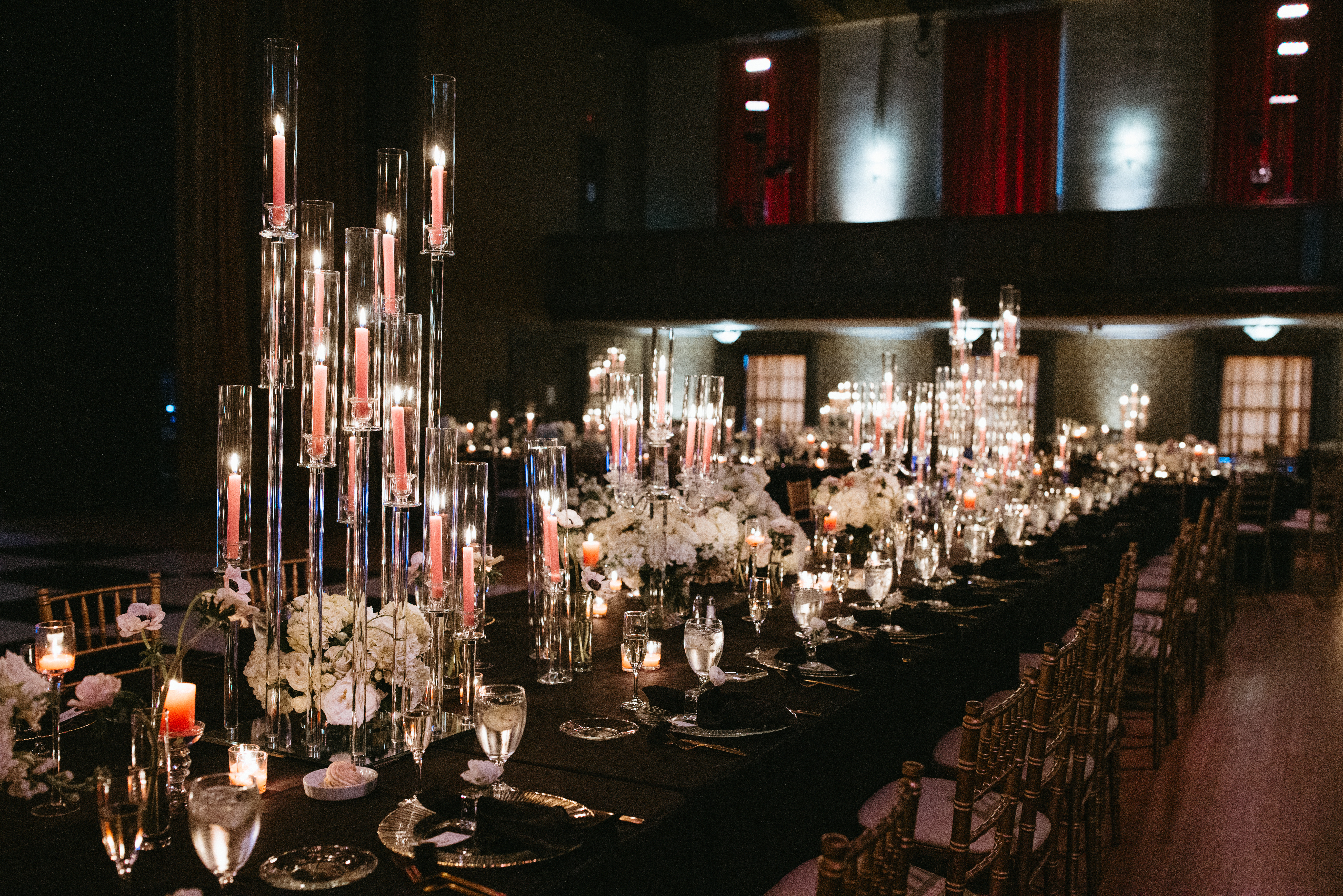 Historic Scranton Cultural Center wedding with moody, romantic details