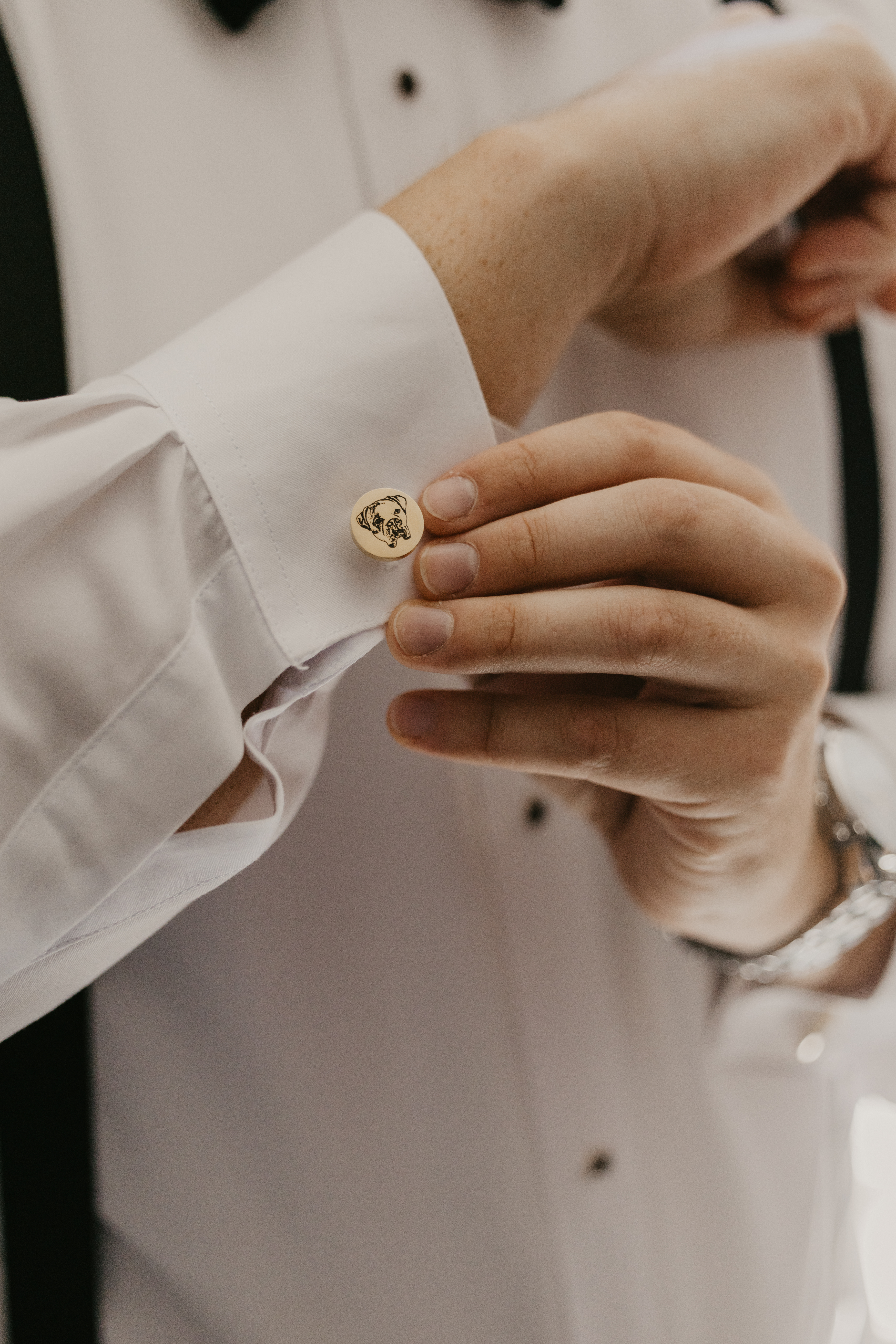 Historic Scranton Cultural Center wedding with moody, romantic details